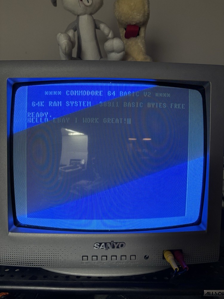Commodore 64 C64 Breadbin Computer System TESTED READ