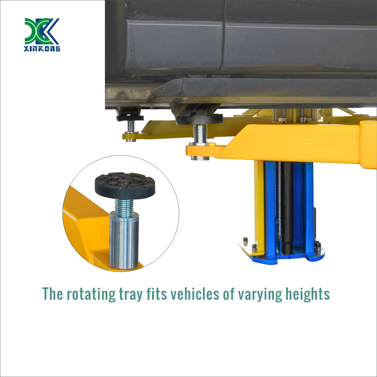 XK 2 Post Car Lift 1500L Auto Truck Hoist 15000 lb Overhead Clear Floor 220V