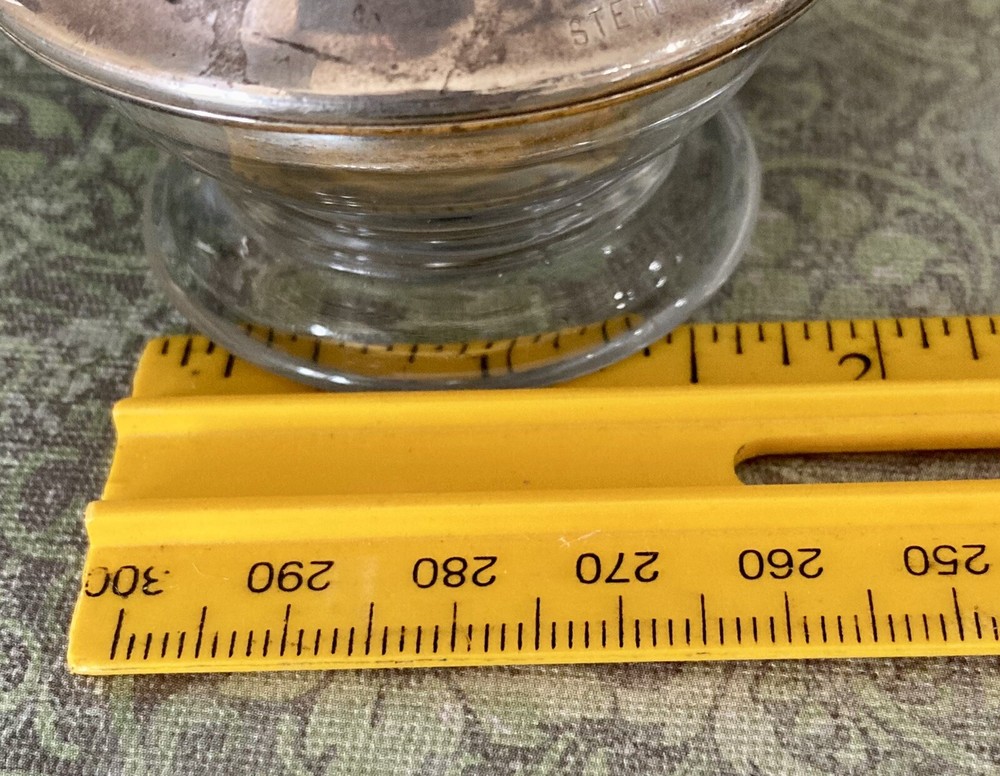 Wallace Sterling & Glass Lighter