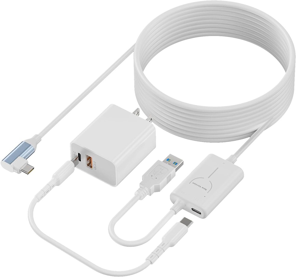 16ft VR Charging Link Cable Accessory for Meta Quest 3/Quest 2