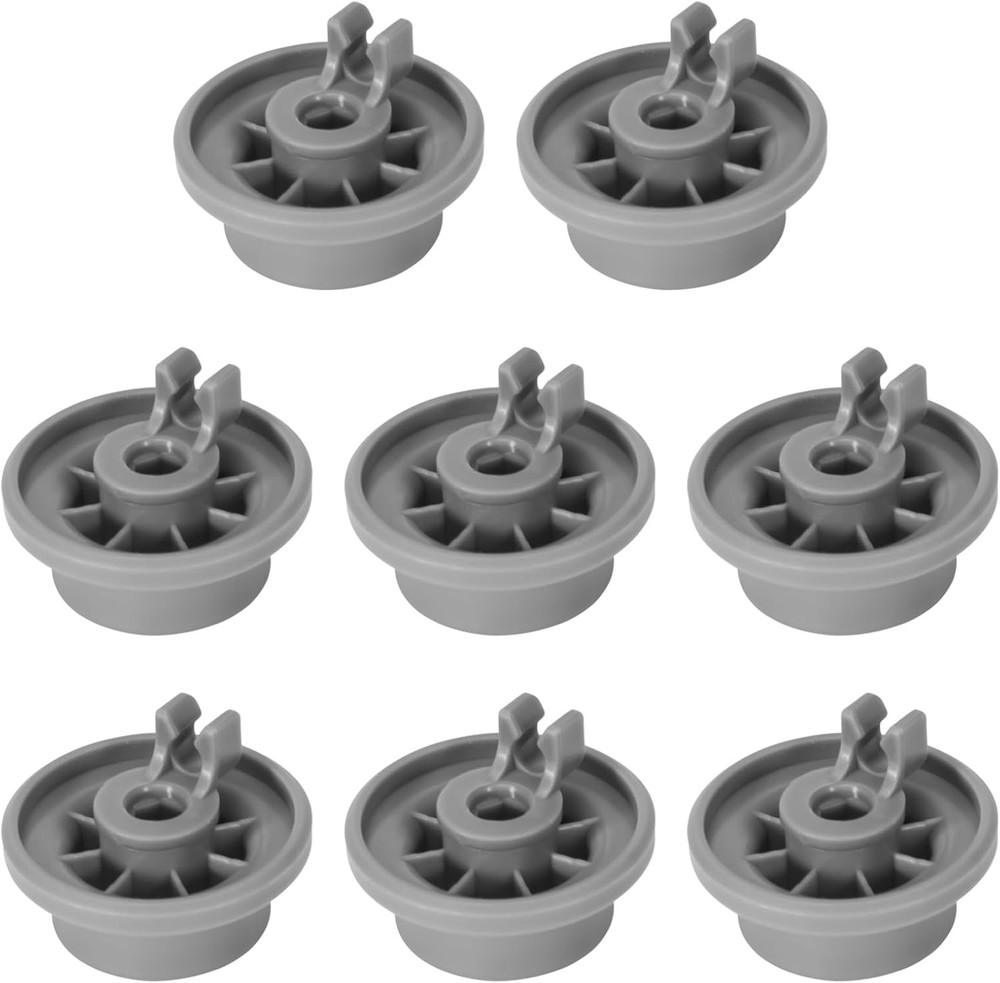 8 Pack Replacement Lower Rack Wheels for Bosch Kenmore Dishwashers FAST SHIPPING