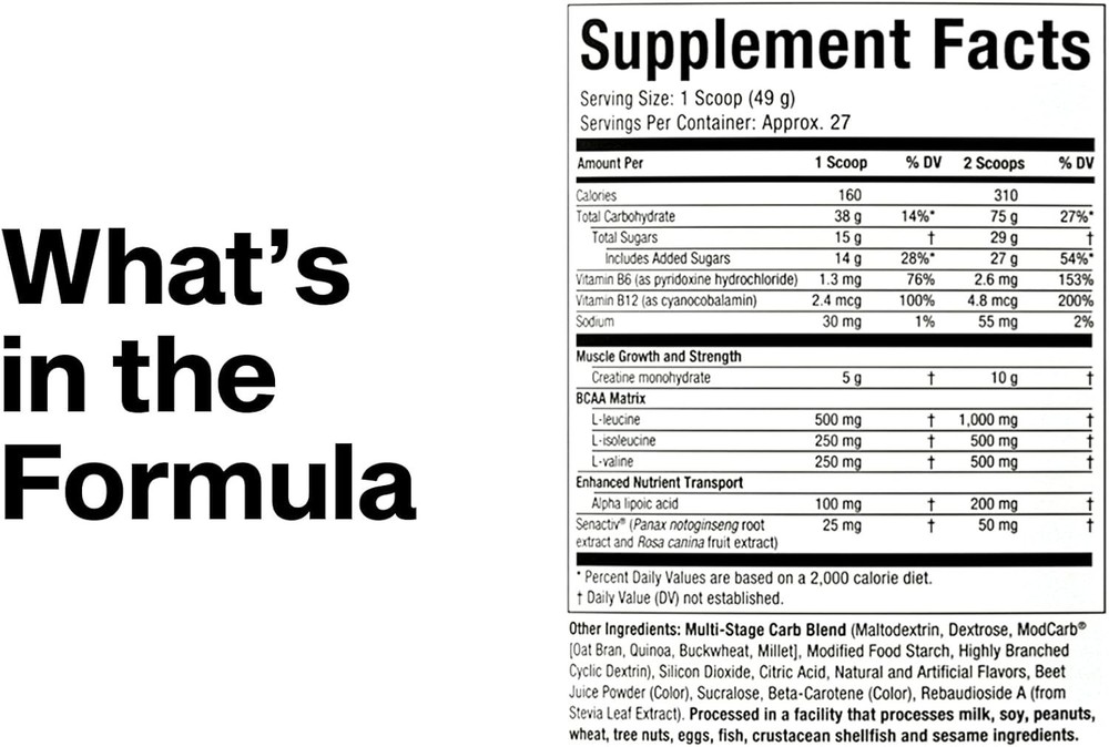 MuscleTech CellTech Creatine Powder Fruit Punch Post Workout Muscle Builder 3lb