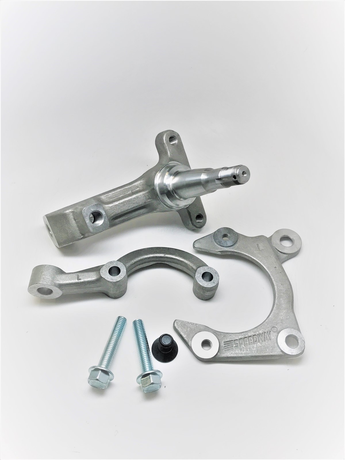 Metric Spindle 3 piece Left Hand Driver Side IMCA USRA UMP Left-hand Bolt