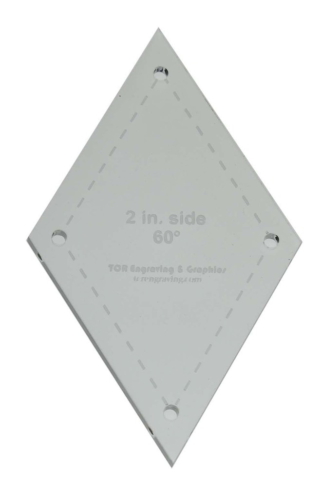 Patchwork Triangle 3 pc set Templates Acrylic 1/8" Quilting/Sew