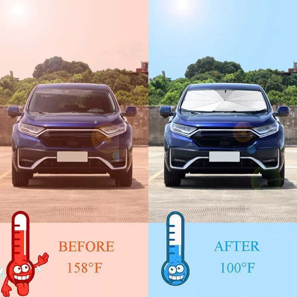 Sun Visor Car Windshield Shade Cover Front Window Shield UV Protection Foldable
