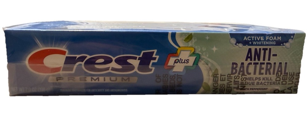 3ct. CREST PREMIUM PLUS ADVANCED WHITENING TOOTHPASTE CLEAN MINT Exp 10-27
