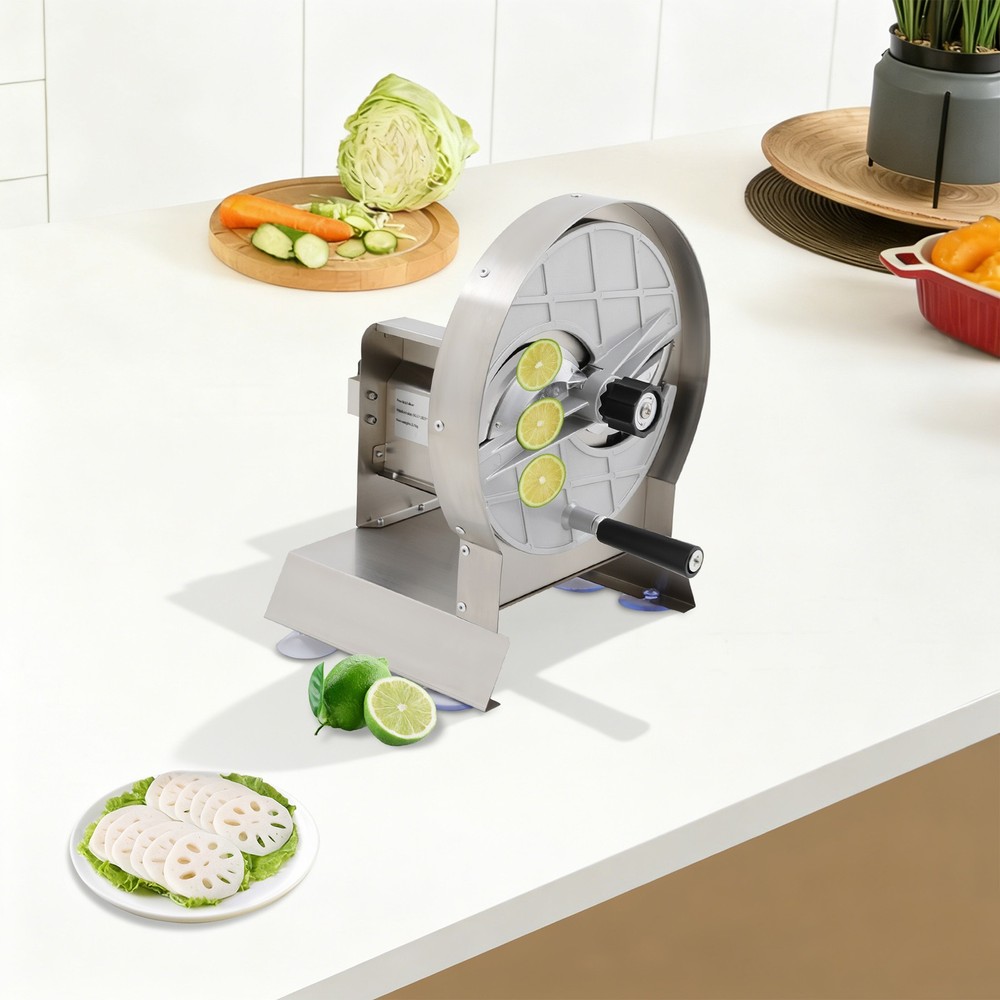Vegetable Slicer Manual Vegetable Slicing Machine Adjustable Thickness 0.1–10mm