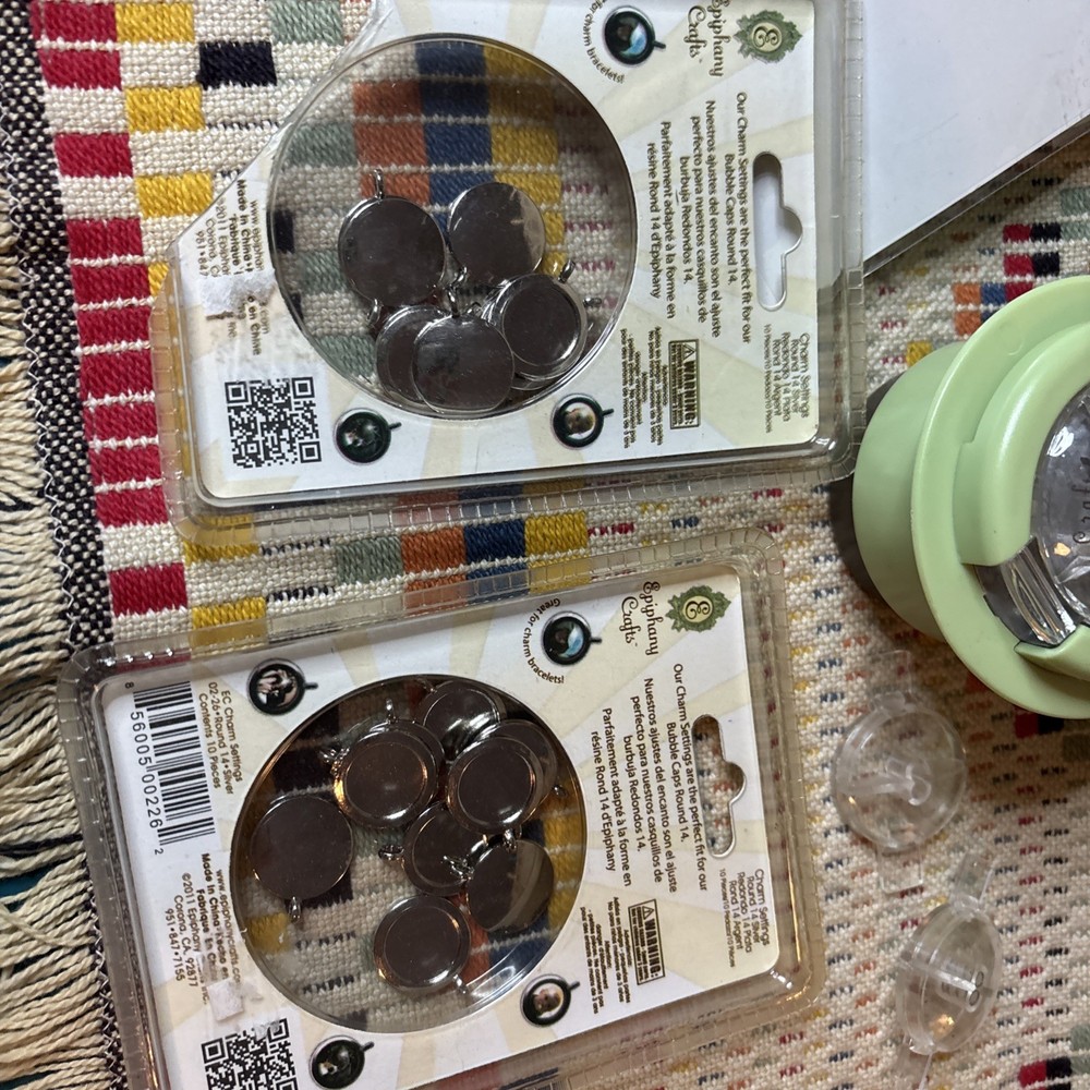 Epiphany Crafts Shape Studio Tools Lot Bubble Caps Punches