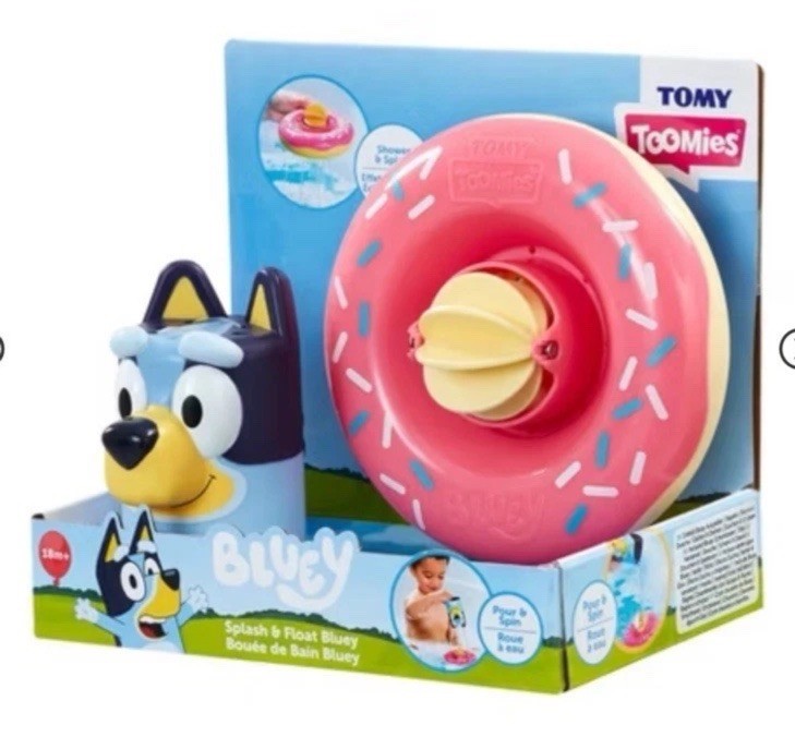 Bluey Splash And Float Bath Toy Tomy Toomies New