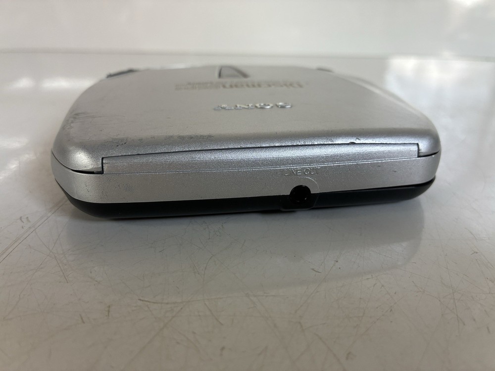 Sony Discman D-E401 Groove CD Player ESP2 Silver - TESTED WORKS