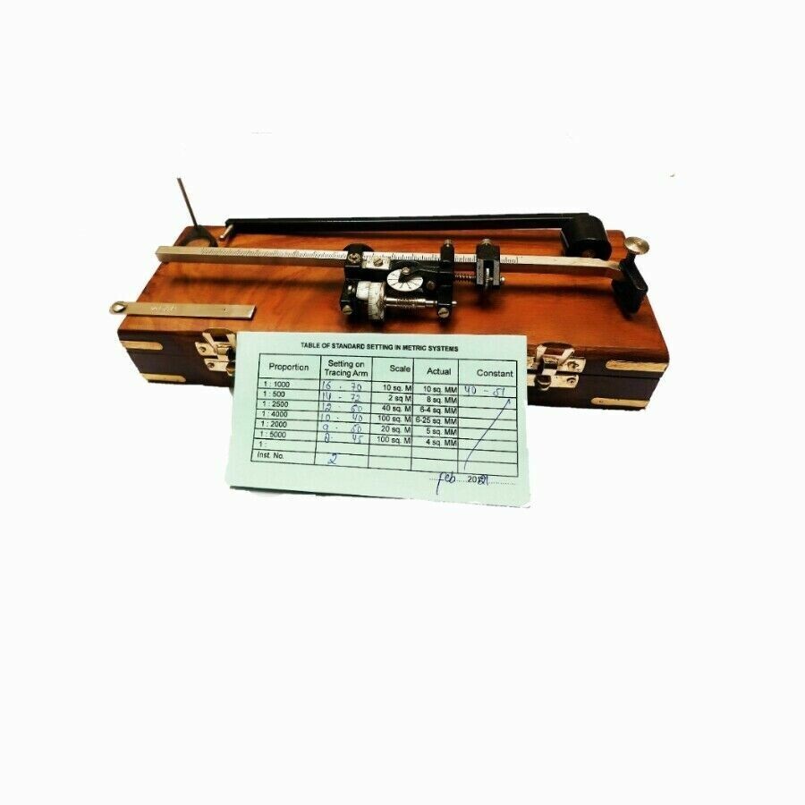 PLANIMETER SLIDING ROLLER DRUM TYPE SUPERIOR QUALITY IN BOX SIZE 28 CM