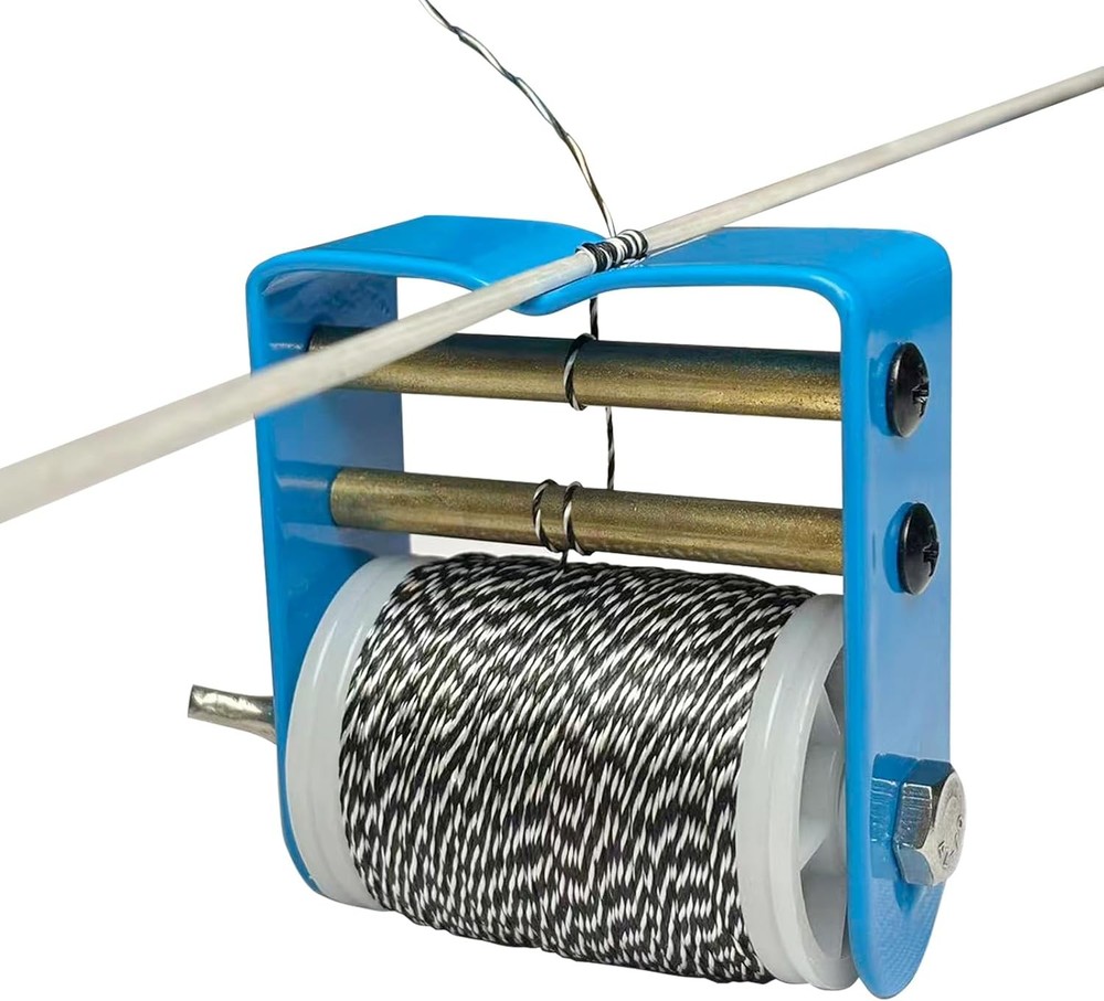 Archery Bowstring Serving Thread Jig 131 yard/120m Bow Blue and Black-white