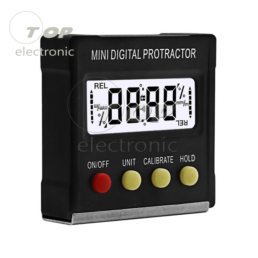 Mini Digital Protractor Gauge Level Angle Finder Inclinometer Magnet Base