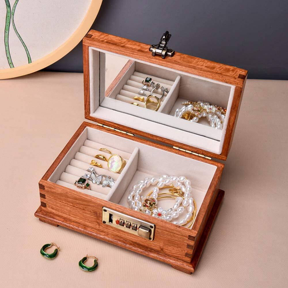 2 Pcs Tool Box Hasp Luggage Combination Lock Briefcase Replacement Lock