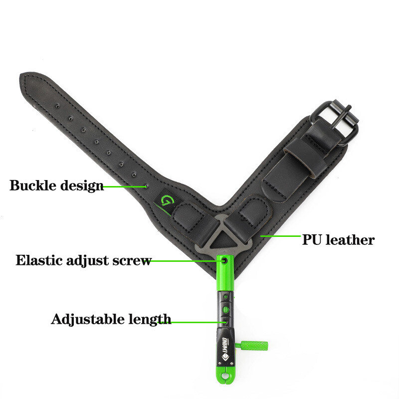 Adjustable Archery Wrist Release Aids Strap Compound Bow Trigger Caliper Hunting