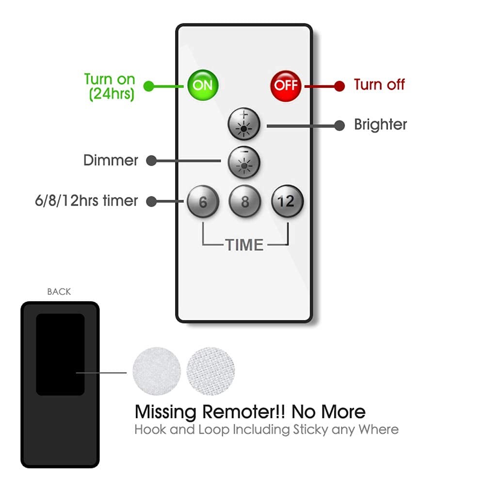Ideal Lights Dimmable Window Candle Electric with Multi Timer IR Controller,