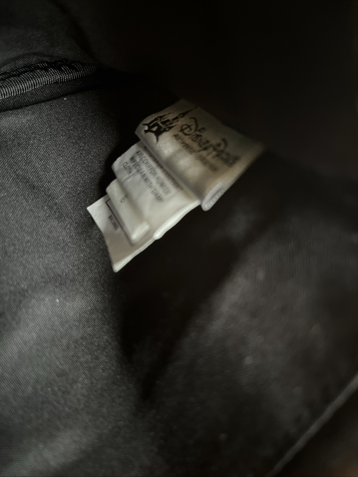 Disney Parks Crossbody Clutch Purse Mickey Mouse Faux Patent Leather Black