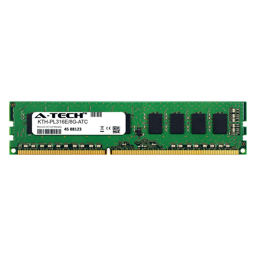 8GB PC3-12800E ECC UDIMM (Kingston KTH-PL316E/8G Equivalent) Server Memory RAM