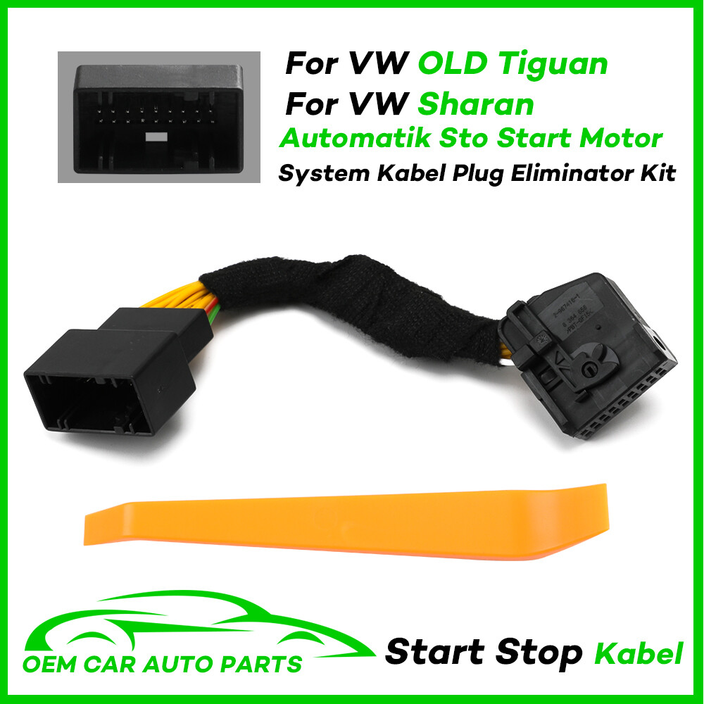 Automatic Stop Start Engine System Cable Plug Eliminato For VW Old Tiguan Sharan