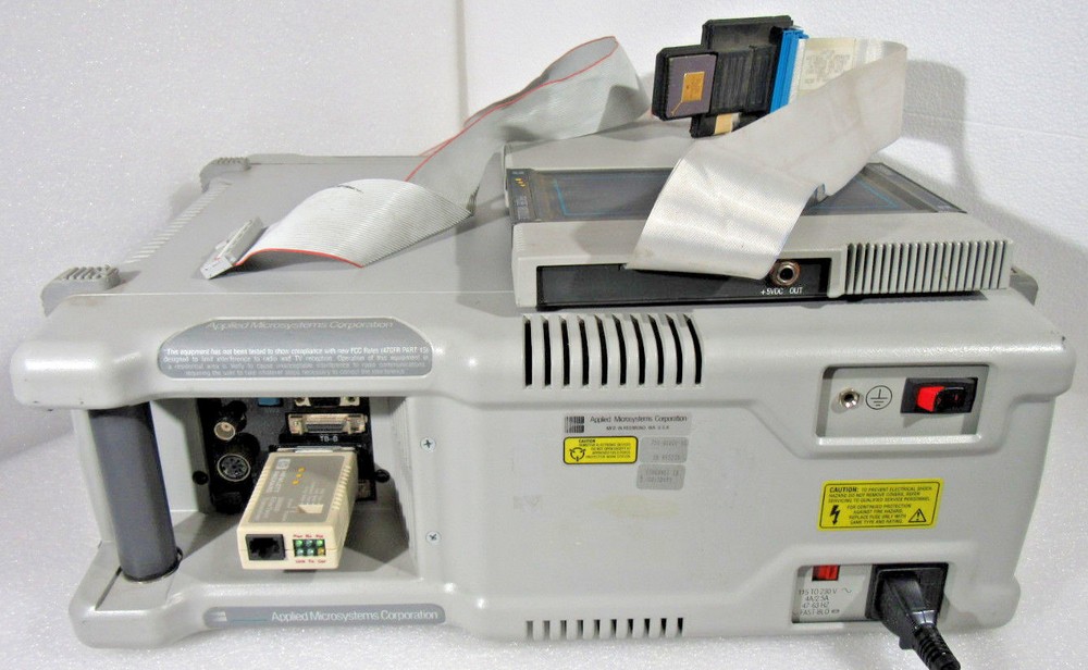 APPLIED MICROSYSTEMS 750-01600-01 EMULATOR W/ PM68302 PROBE MODULE