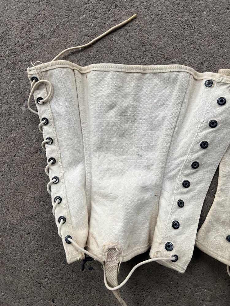 WW2 Era US Army Leggings Size 15 1/2 (CC475