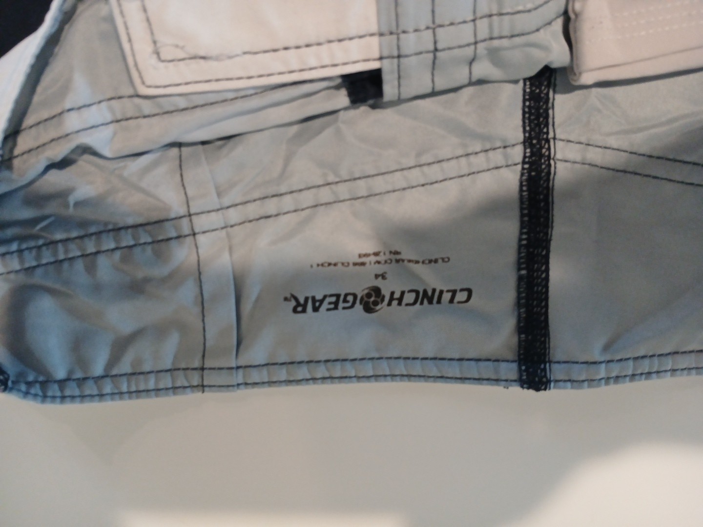 Mens Clinch Gear Fight Shorts Wrestling Team Shorts Blue Size 34