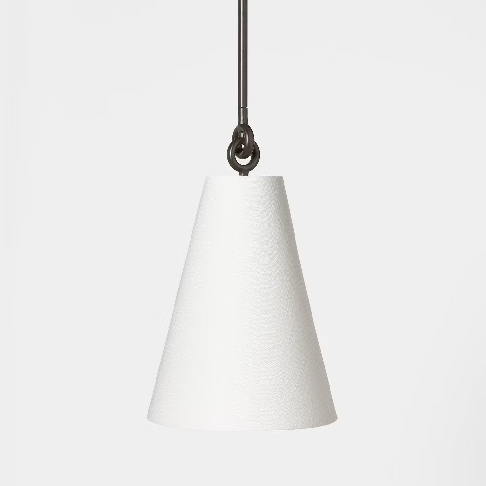 Metal Ring Pendant Light Black - Threshold designed with Studio McGee