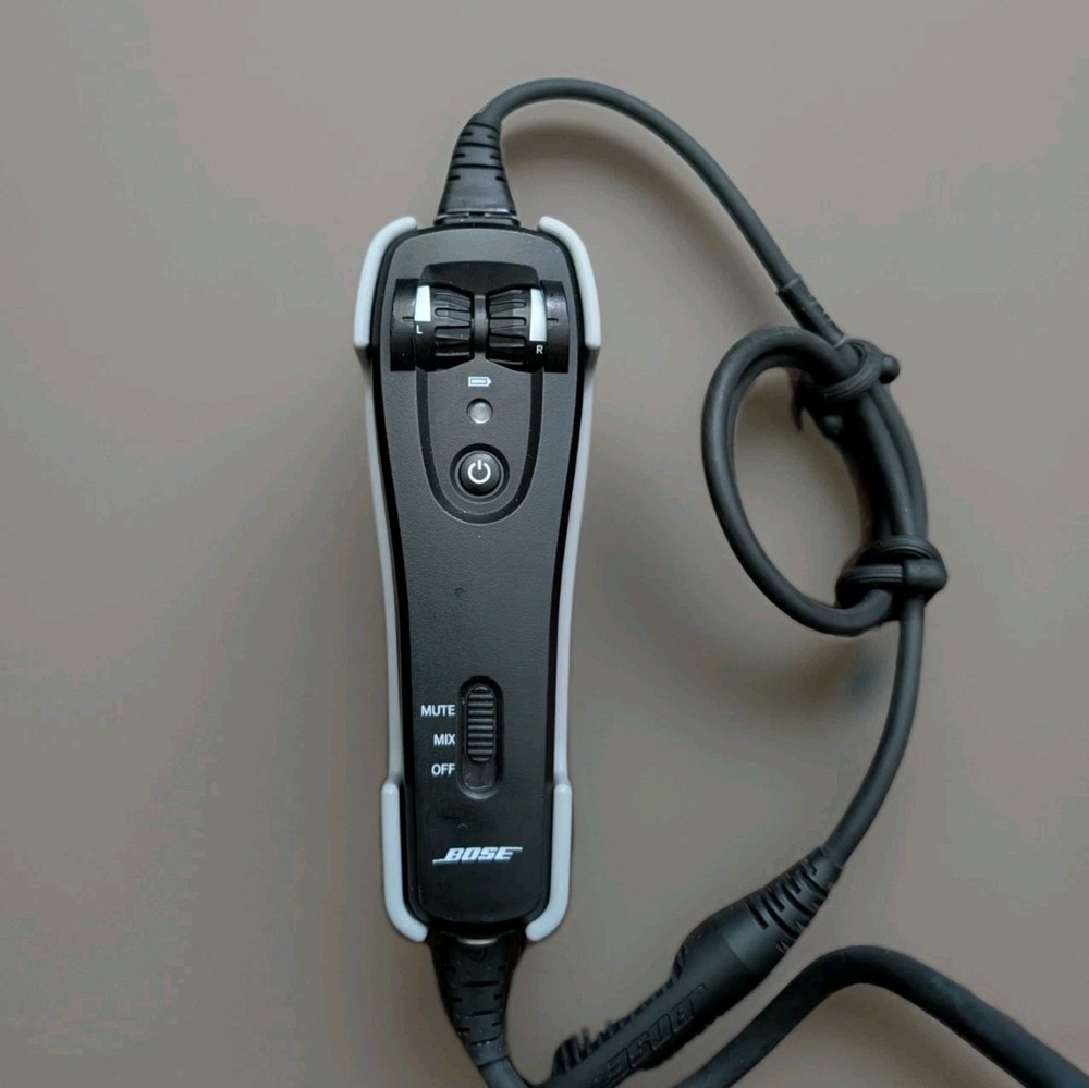 Bose A20 Aviation Headset Controller Mount Holder