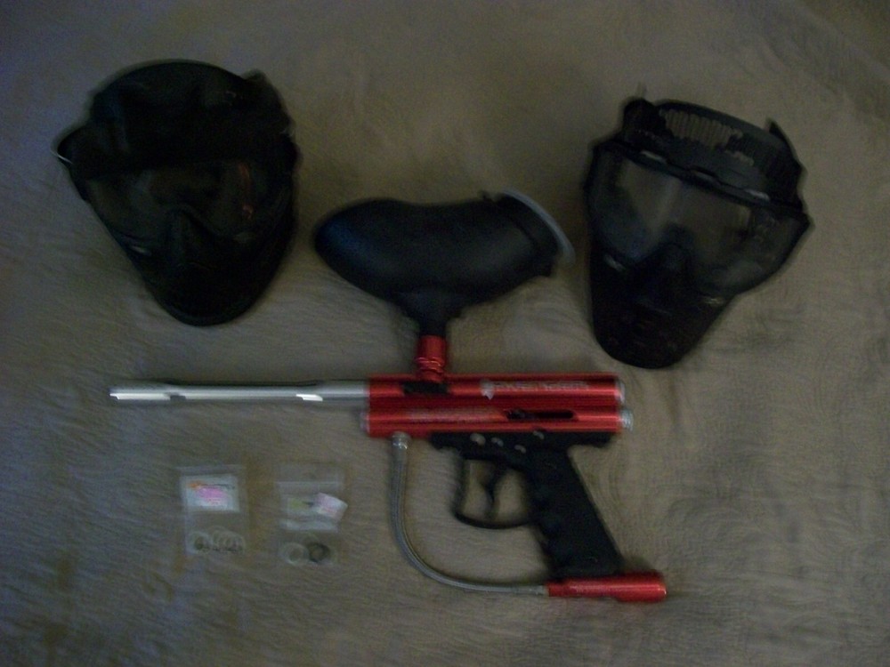 Brass Eagle Avenger Paint Ball Pistol with extras