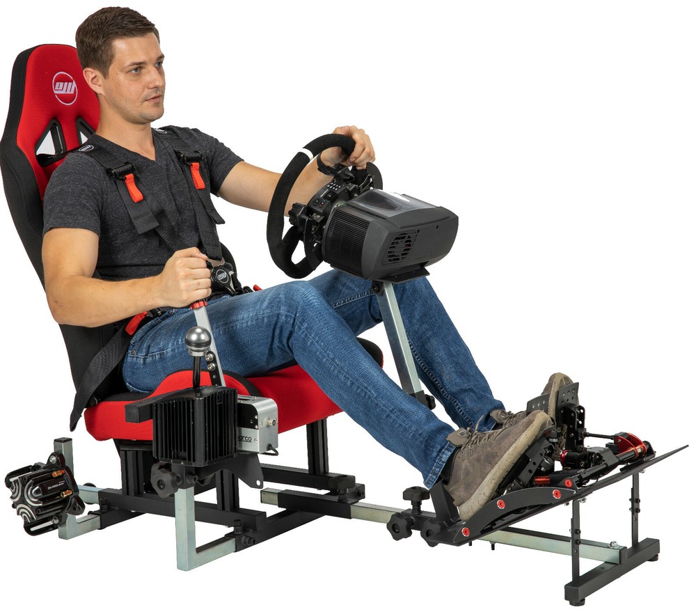 OpenWheeler Seat Lift Kit, A Must for Flight Sim Setup