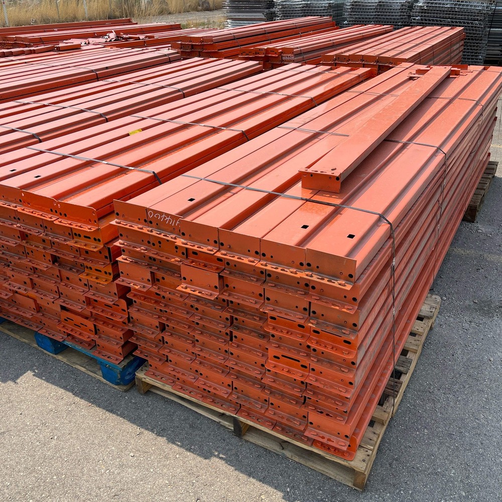 INTERACK Pallet Rack Cross Beam Teardrop Style (Round & Angular) 12 ft x 6” Oran