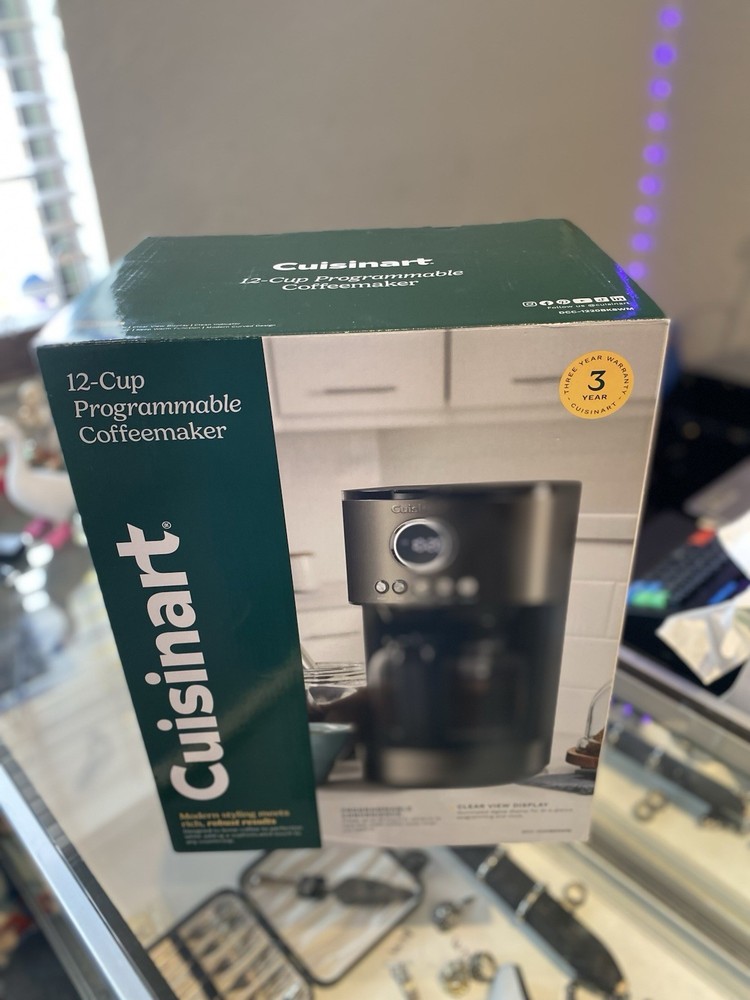 Cuisinart Stainless Steel 12-Cup Coffee Maker, Programmable Brew Machine