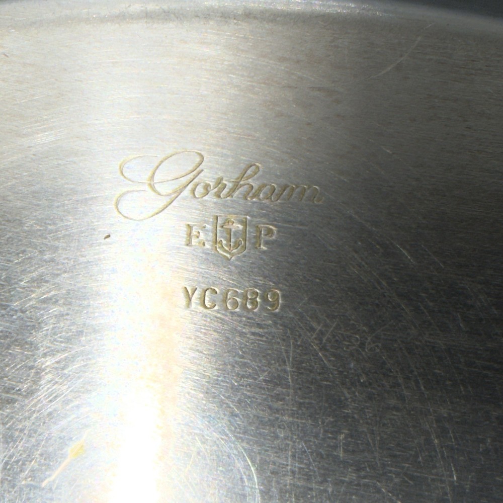 Vintage Gorham Silverplate 12"X 5" X 2" Bowl. YC689