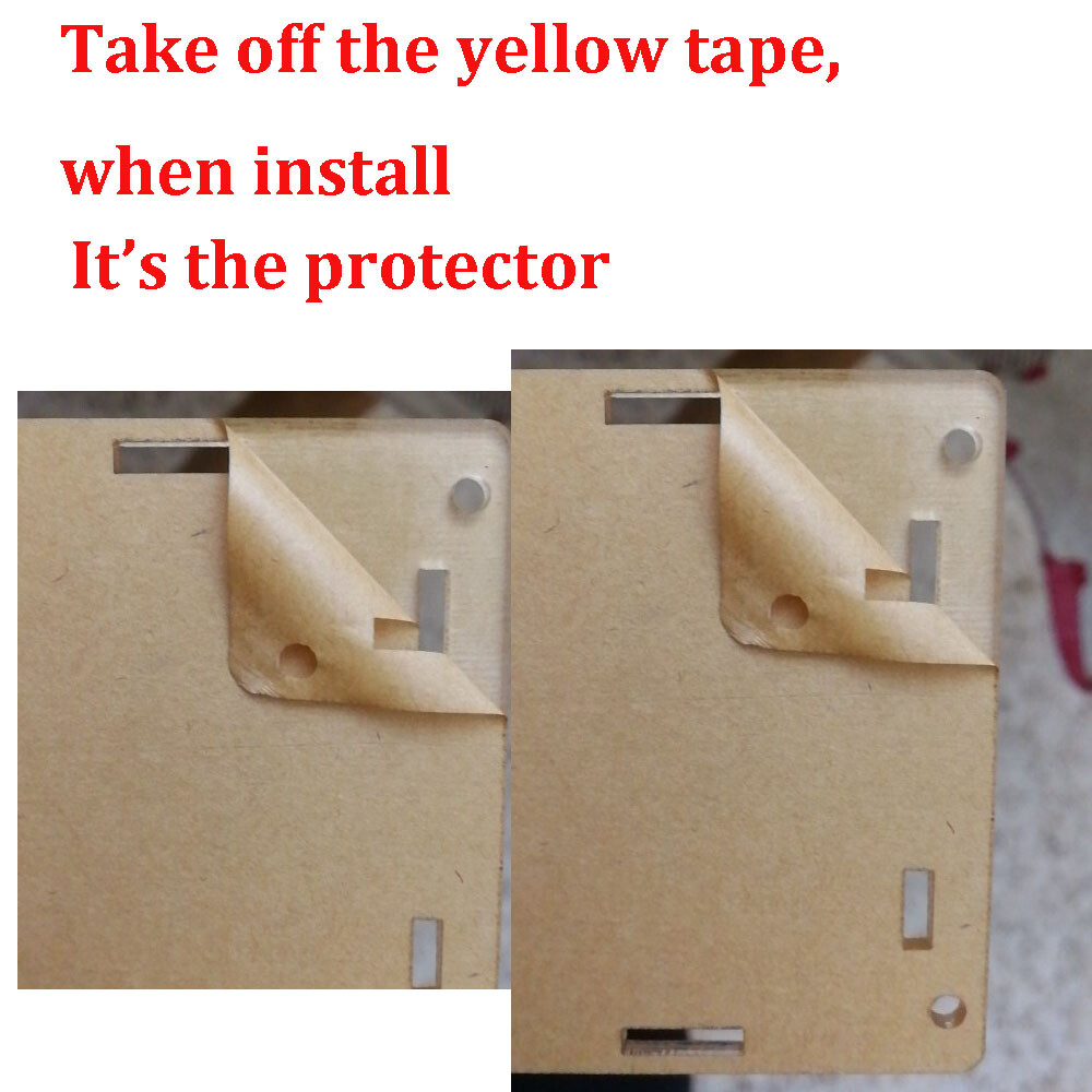 LED/LCD controller board transparent plastic protective case For M.NT68676 drive