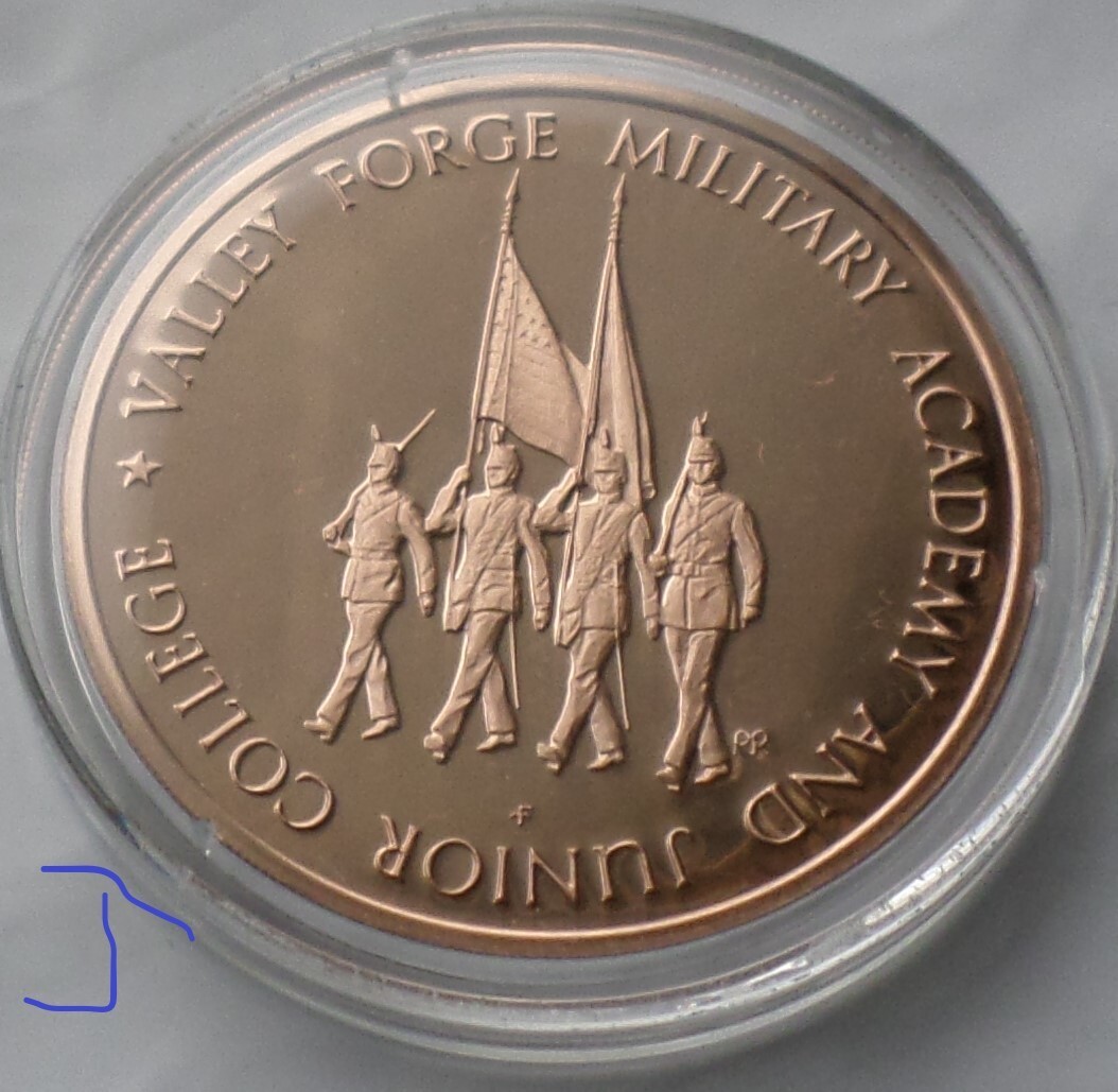 Bob Hope 5-Star Civilian Award Valley Forge Military Academy & College Medal