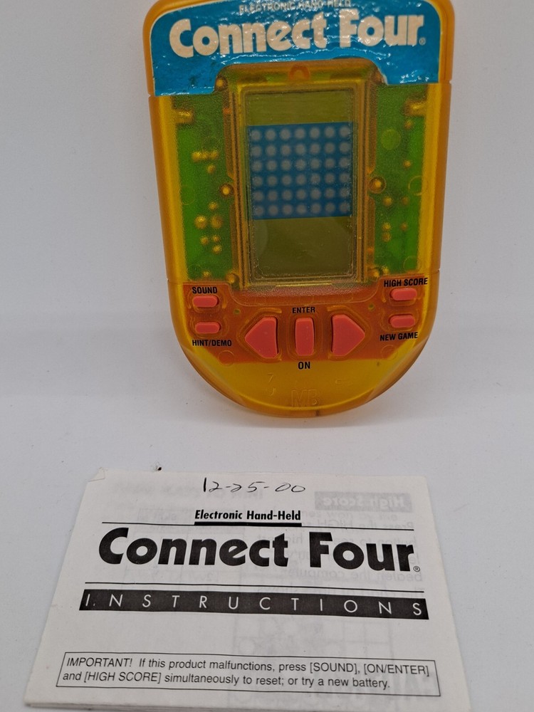 Connect Four Electronic Hand-held Game Works!