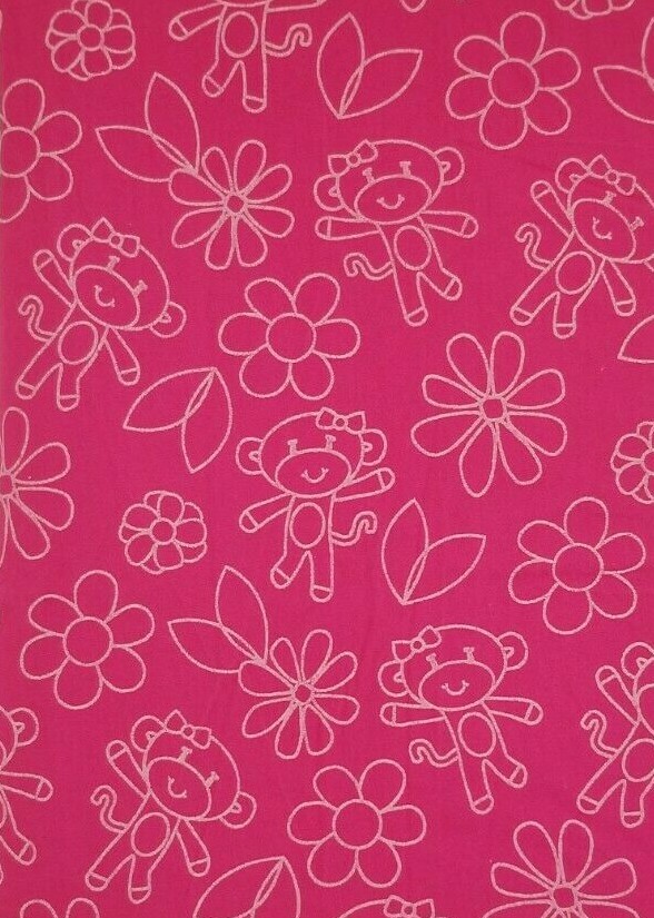 Little Miss Matched Monkey Fitted Crib Sheet NIP