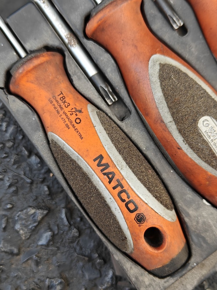 Matco Tools Witte Germany 7pc Torx Screwdriver Set T8-T30