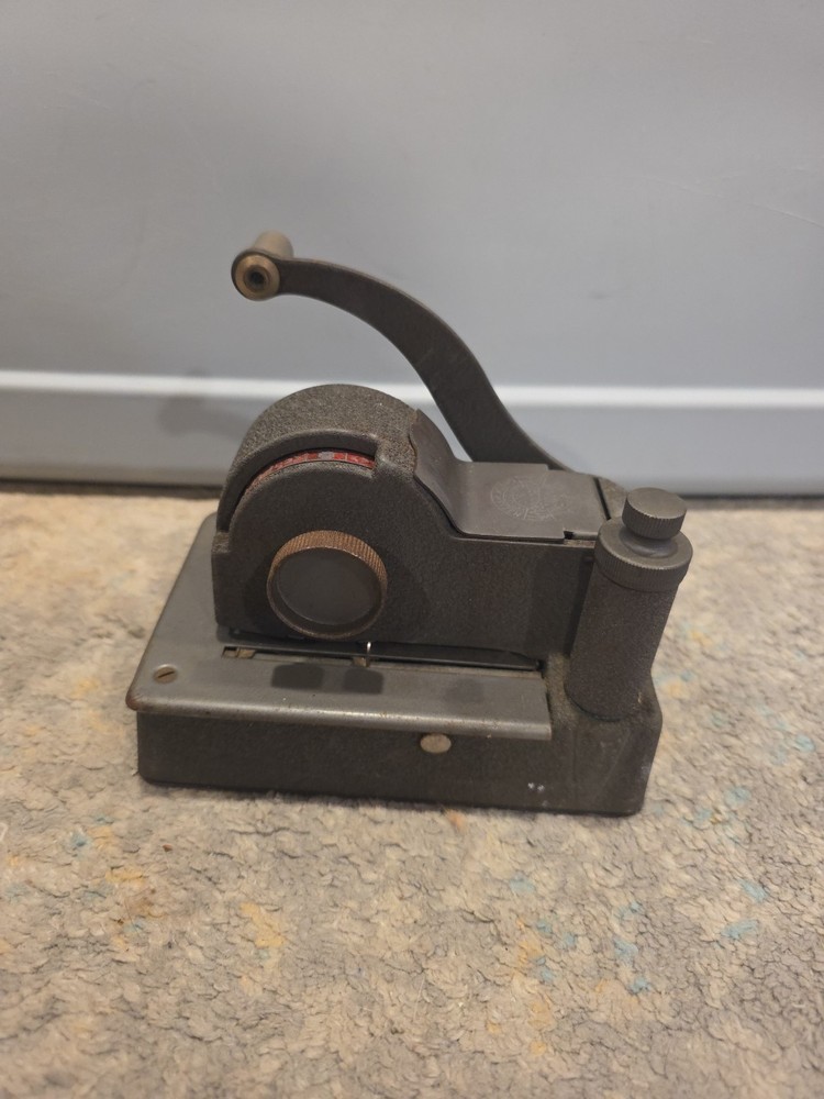 Vintage check writing machine