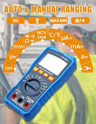 Digital Multimeter Tester Portable Multimeter with Upgraded Version - Model 2