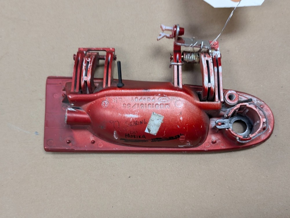 95-99 Sebring Eclipse Left Door Handle OEM Red Paprika
