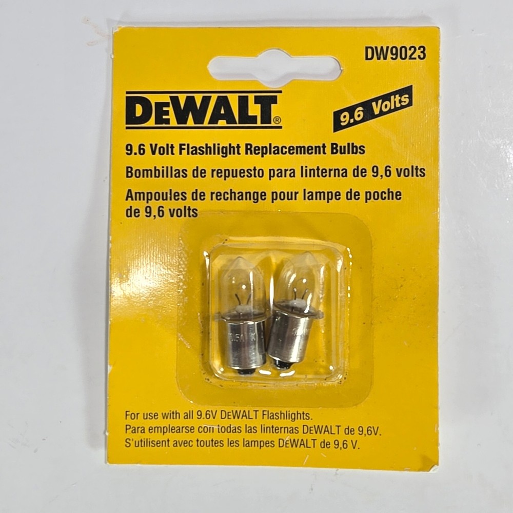 DeWalt DW9023 - 9.6 Volt Flashlight REPLACEMENT FLASHLIGHT BULBS