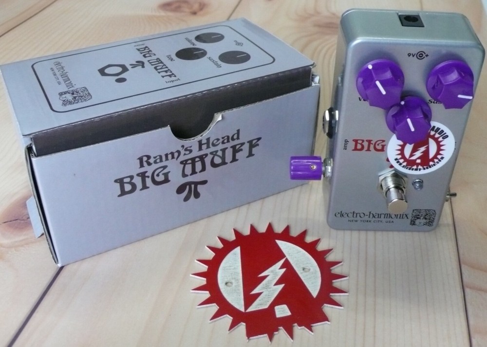 Alchemy Audio modified Electro-Harmonix Big Muff Ram's Head reissue Fuzz