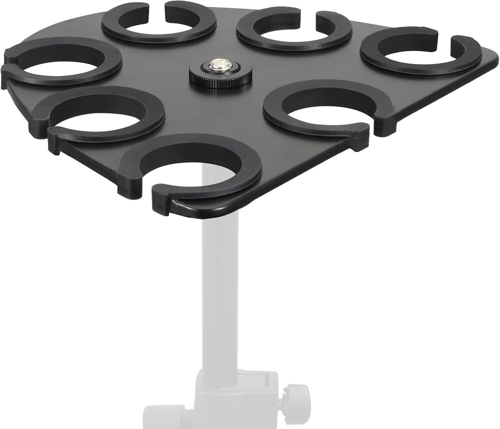 "Microphone Holder Multi Mic Holder for Wired and Wireless Mics Multiple Micro..