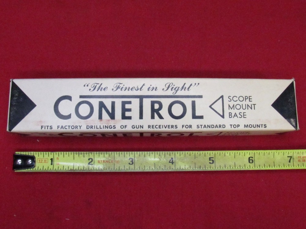 Vintage Conetrol Scope Base - Mauser Large Ring - 2 Piece