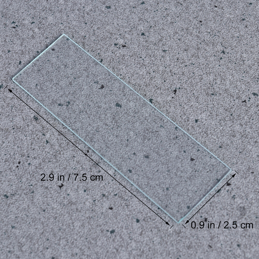 Blank Microscope Slides and Square Cover Glass for for Optical Microscope
