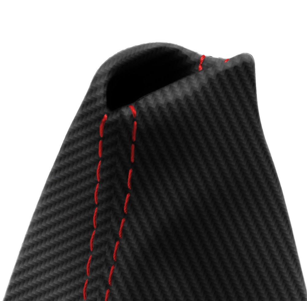 Fits 1999-2004 Chrysler Concorde Carbon Automatic Shift Boot Red Stitch