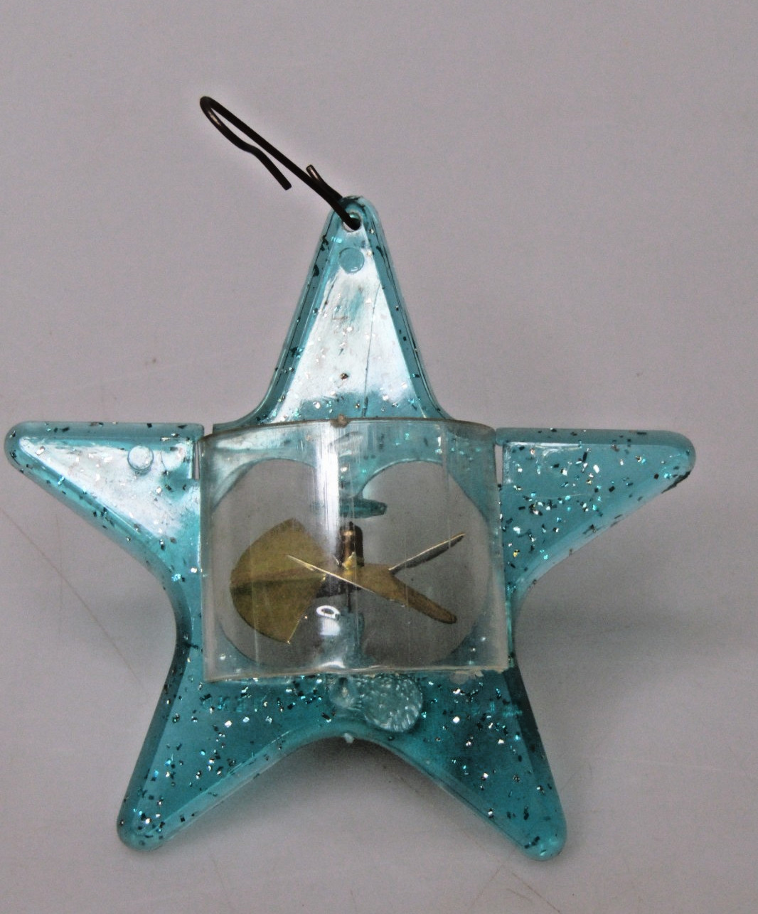 Twinkler Birdcage Star Blue Vintage Christmas Ornament Spinner