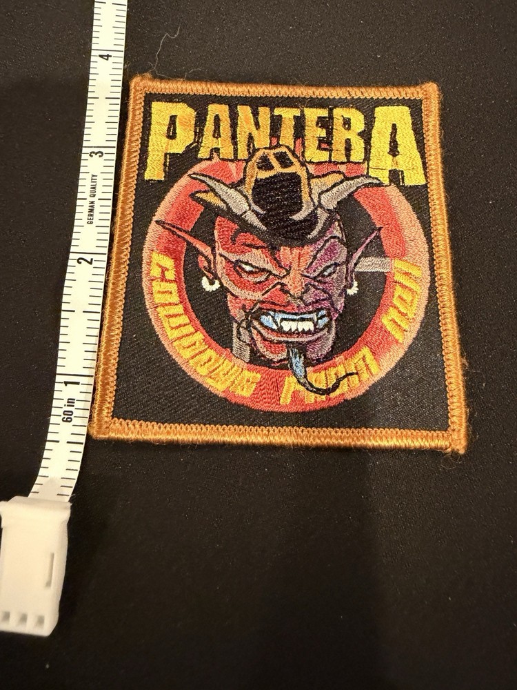 Licensed Pantera “Cowboys From Hell” Embroidered Patch – Vintage Devil Cowboy