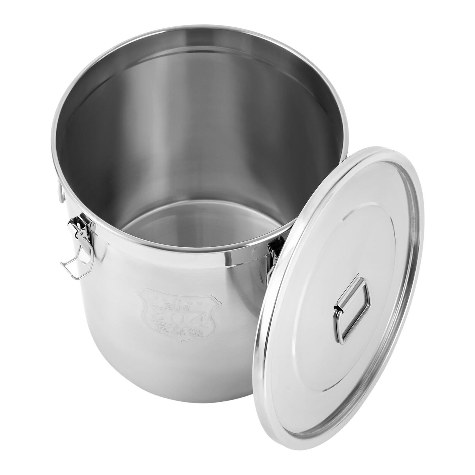 48L Stainless Steel Airtight Container Rice Cereal Grain Container Storage Box